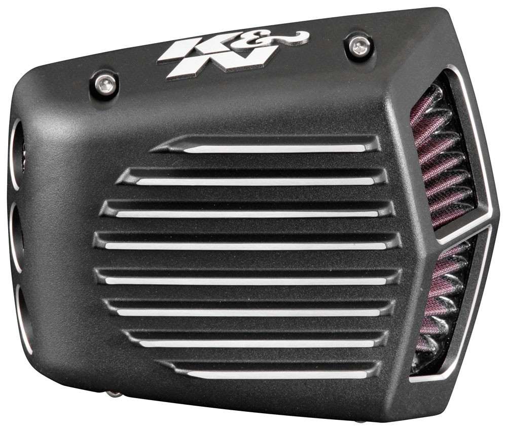 K&N Engineering K&N Street Metal Intake System for 01-16 Harley Davidson Softail/Dyna - Shaker Black RK-3950