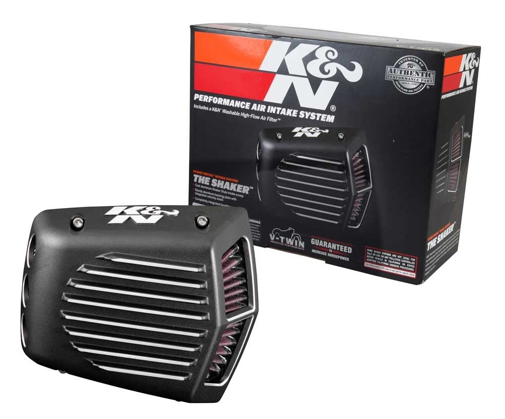 K&N Engineering K&N Street Metal Intake System for 08-16 Harley Davidson Touring Models - Shaker Black RK-3951