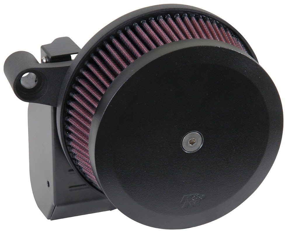 K&N Engineering K&N 17-18 Harley Davidson Road Glide Hammer Black Street Metal Intake System RK-3954B