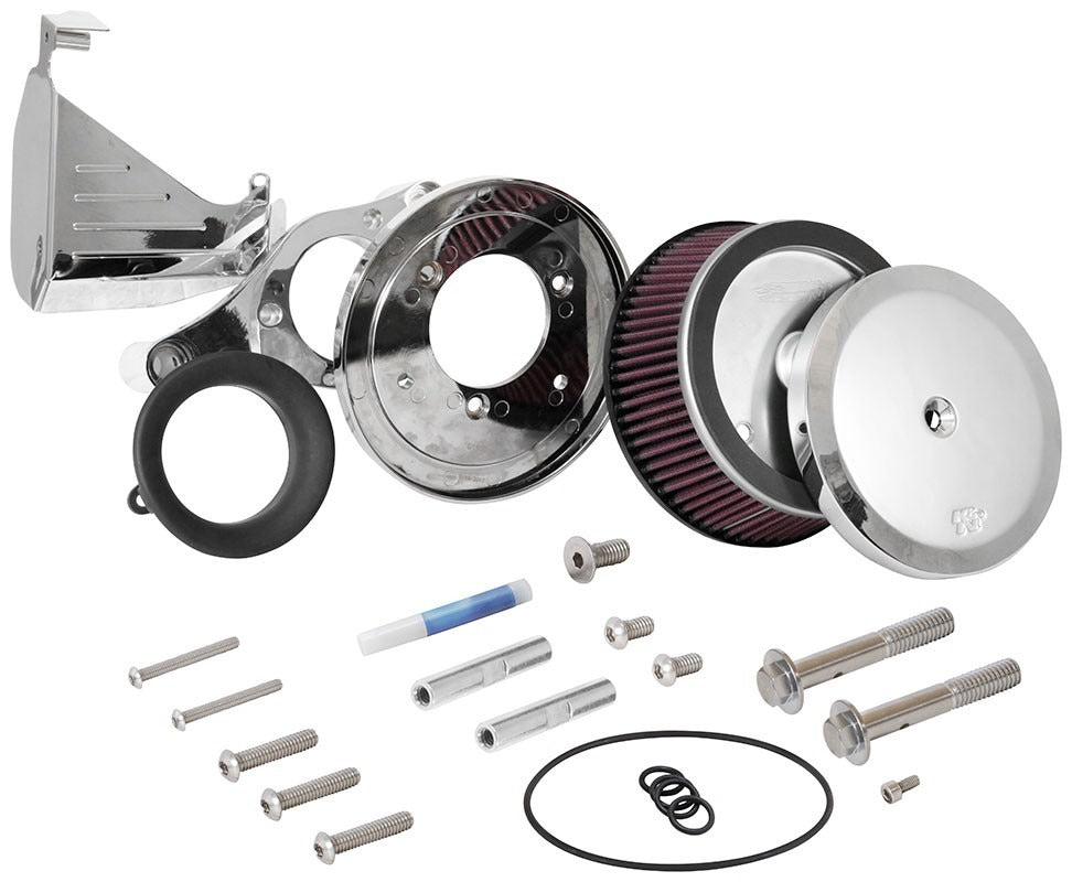 K&N Engineering K&N Street Metal Intake System - Hammer- Chrome Intake System-Harley Davidson RK-3954