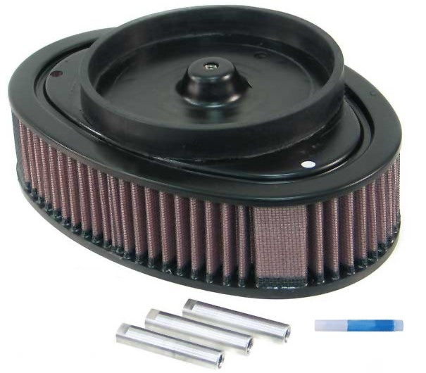 K&N Engineering K&N Universal Custom Air Filter - Oval - Red - 8.813 L x 6.188in W x 2.25in H RT-3910