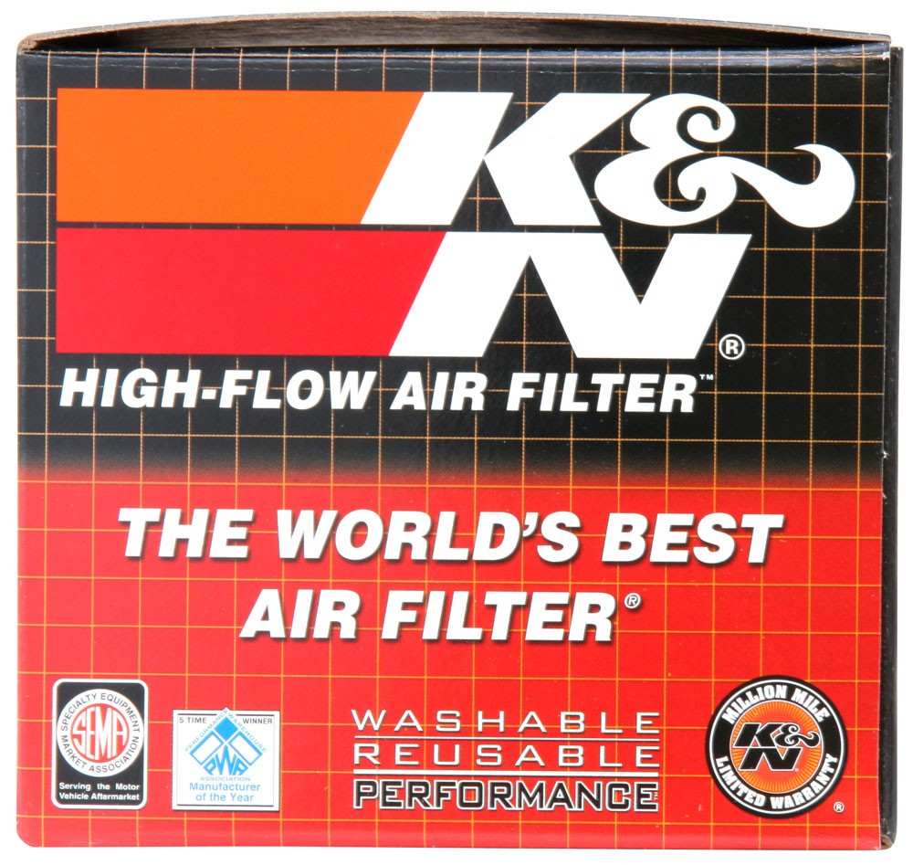 K&N Engineering K&N Filter Universal Rubber Filter Oval Tapered 4in Base O/S L x 3.5in Top O/S L x 2.75in H RU-1820