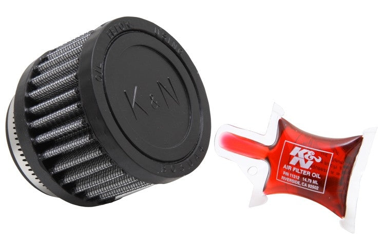 K&N Engineering K&N Universal Rubber Filter 1 15/16in Flange 3in OD 2in Height RU-2700