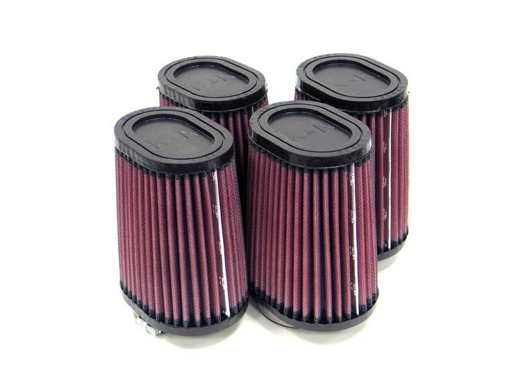 K&N Engineering K&N 2-1/8in FLG O/S 4in X 3in 5in H OVAL (4 PER BOX) Universal Clamp-On Air Filter RU-2754