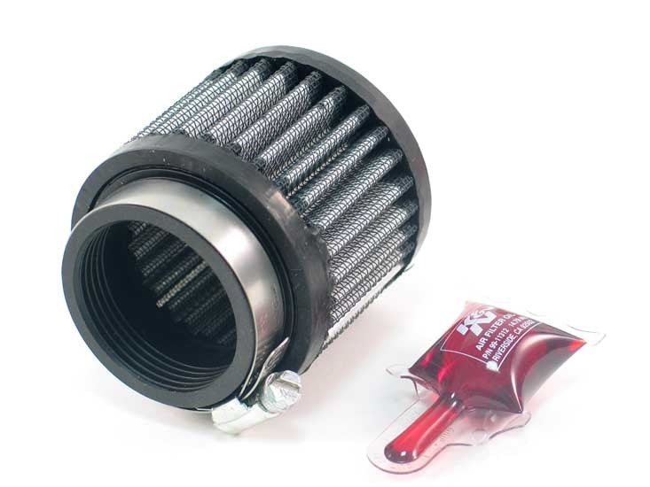 K&N Engineering K&N Universal Rubber Filter 3 inch OD / 1.938 iinch ID / 2.5 inch Height Round Straight/Centered Fl RU-2760