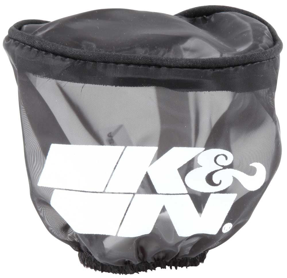 K&N Engineering K&N Air Filter Wrap Black Oval Tapered 3.75in Base I/S Width x 2.5in Top I/S Width x 2.75in H RU-2780DK