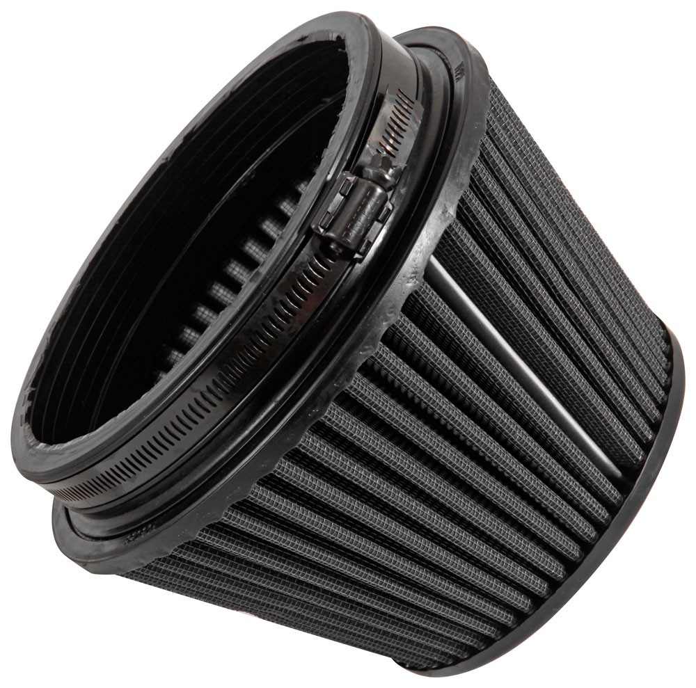 K&N Engineering K&N Universal Rubber Filter Round Tapered 6in Flange ID x 7.5in Base OD x 5.25in Top OD x 6.75in H RU-3106HBK