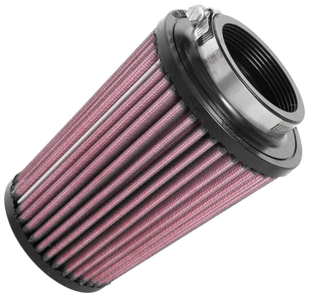 K&N Engineering K&N Universal Rubber Filter 2-1/2in Flg / 4-1/2in OD B / 3-1/2in OD T / 6in H - Black Top RU-5062XD