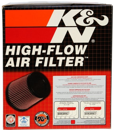 K&N Engineering K&N Filter Universal Rubber Filter 5in Flange 6.5in Base 4.5in Top 5.5in Height RU-5147