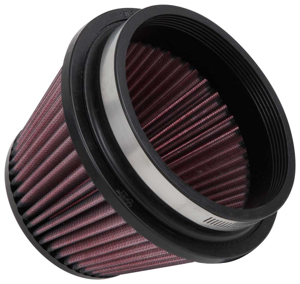 K&N Engineering K&N Universal Rubber Filter 5in Flange ID x 6.5in Base OD x 4.5in Top OD x 4.125in Height RU-5163