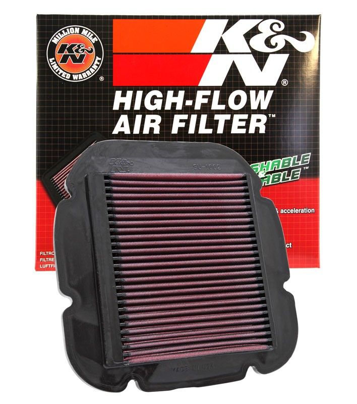 K&N Engineering K&N 02-10 Suzuki DL 1000 V-Strom/04-12 DL650 V-Strom / 04-05 Kawasaki KLV1000 Replacement Air Filter SU-1002