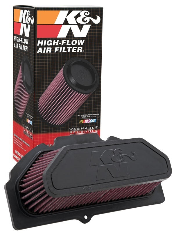 K&N Engineering K&N 09-11 Suzuki GSXR 1000 Replacement Air Filter 11.063in L x 5.688in W x 3.375in H SU-1009