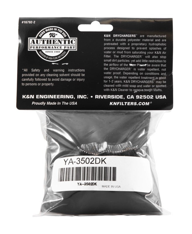 K&N Engineering K&N Yamaha Drycharger Air Filter Wrap YA-3502DK