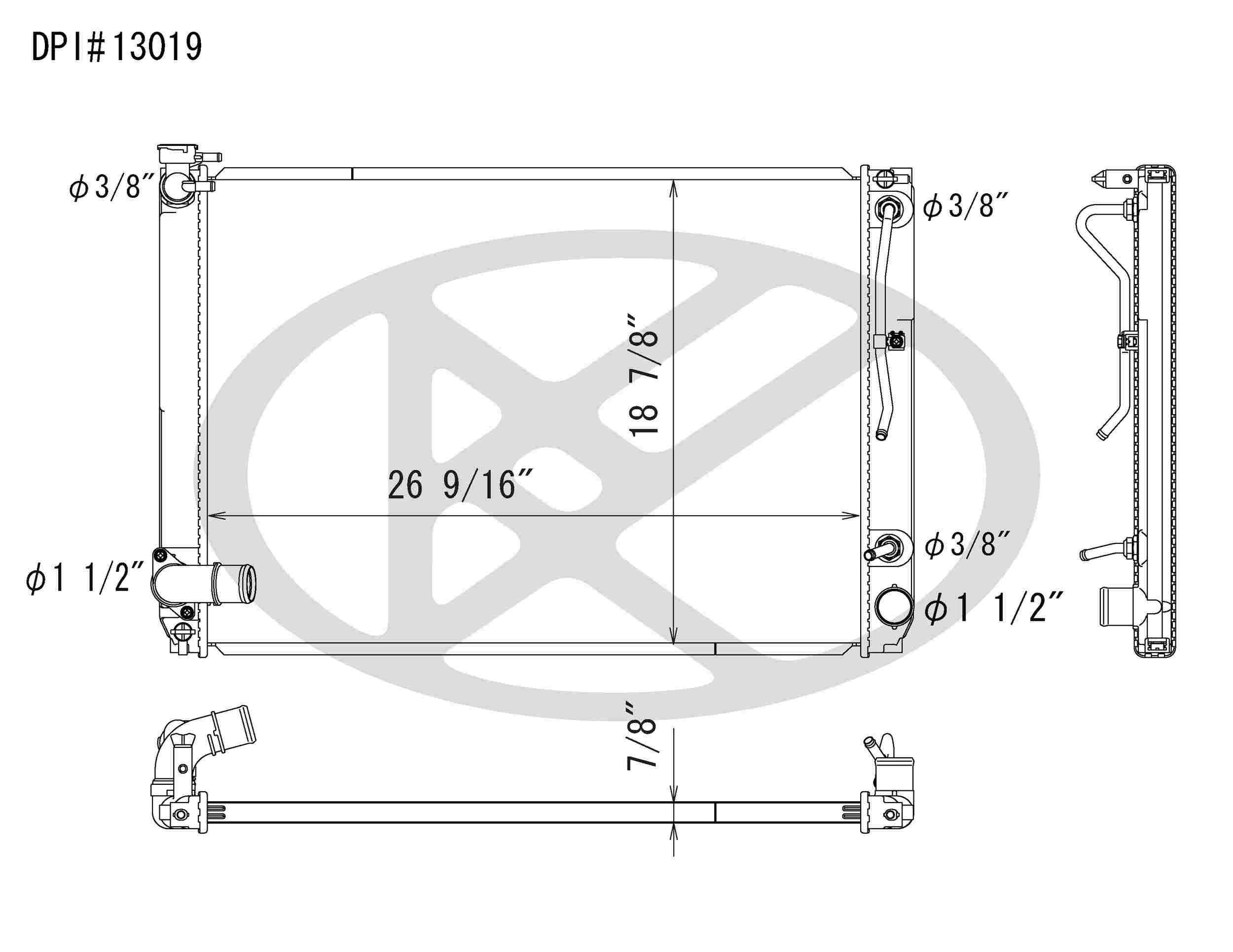Koyorad OEM Replacement Radiator Lexus RX350 3.5L V6 AT 07-09