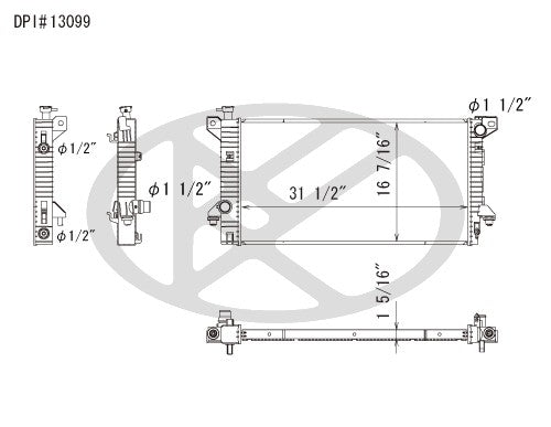 Koyorad Radiator A13099