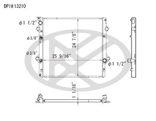 Koyorad OEM Replacement Radiator Lexus GS460 4.6L V8 AT 10-11