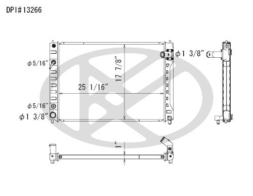 Koyorad OEM Replacement Radiator Infiniti M56 V8 AT 11-12
