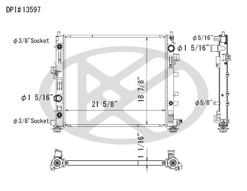Koyorad Radiator A13597
