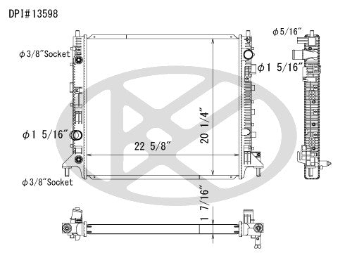 Koyorad Radiator A13598