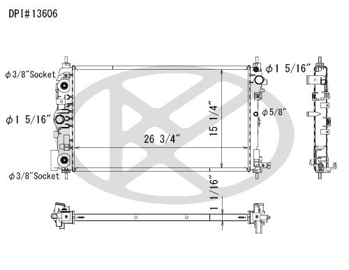 Koyorad Radiator A13606