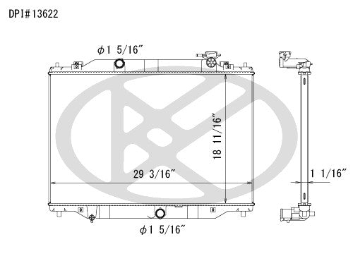 Koyorad Radiator A13622