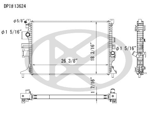 Koyorad Radiator A13624