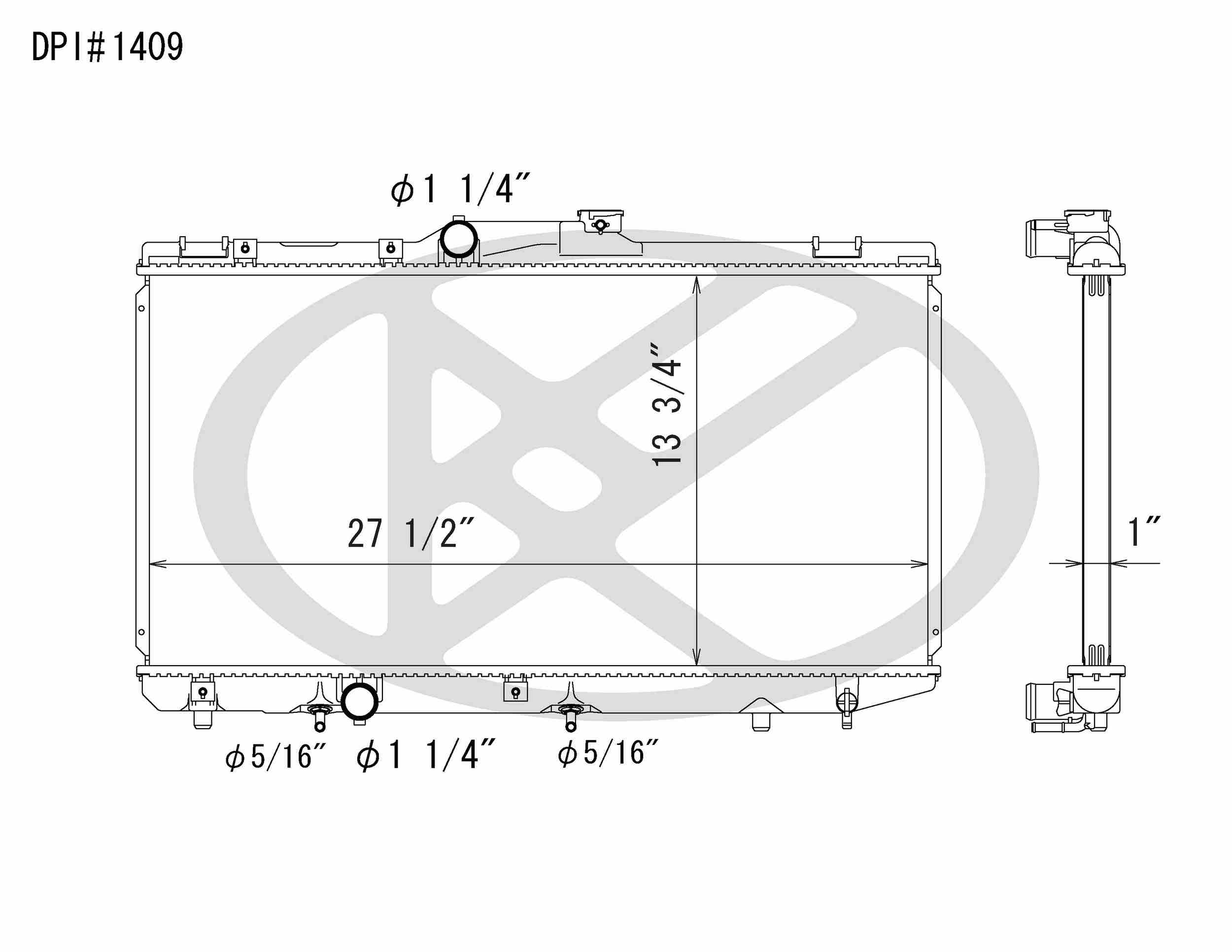 Koyorad OEM Replacement Radiator Geo Prizm 1.6L I4 AT 93-97