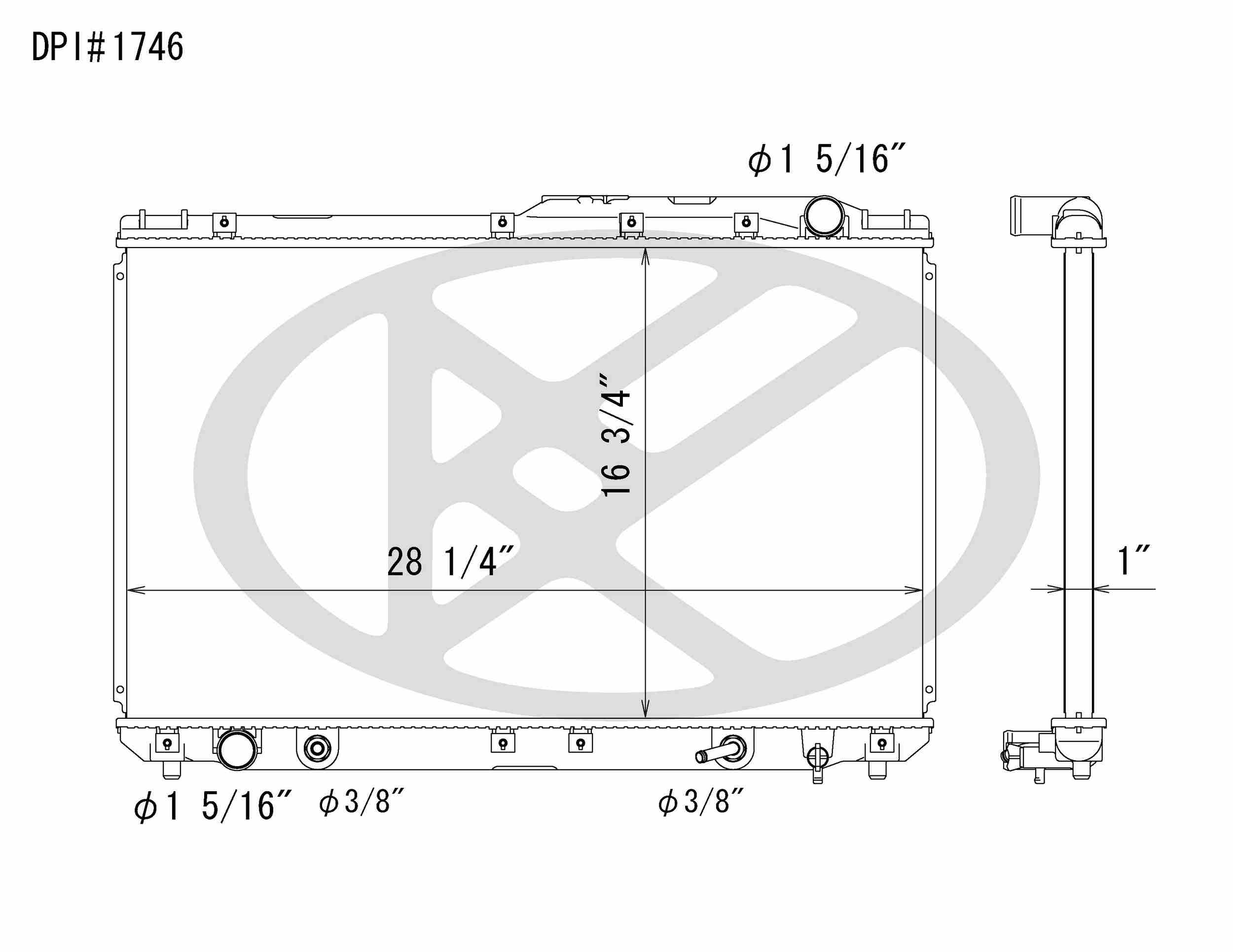 Koyorad OEM Replacement Radiator Lexus ES300 3.0L V6 AT 94-96