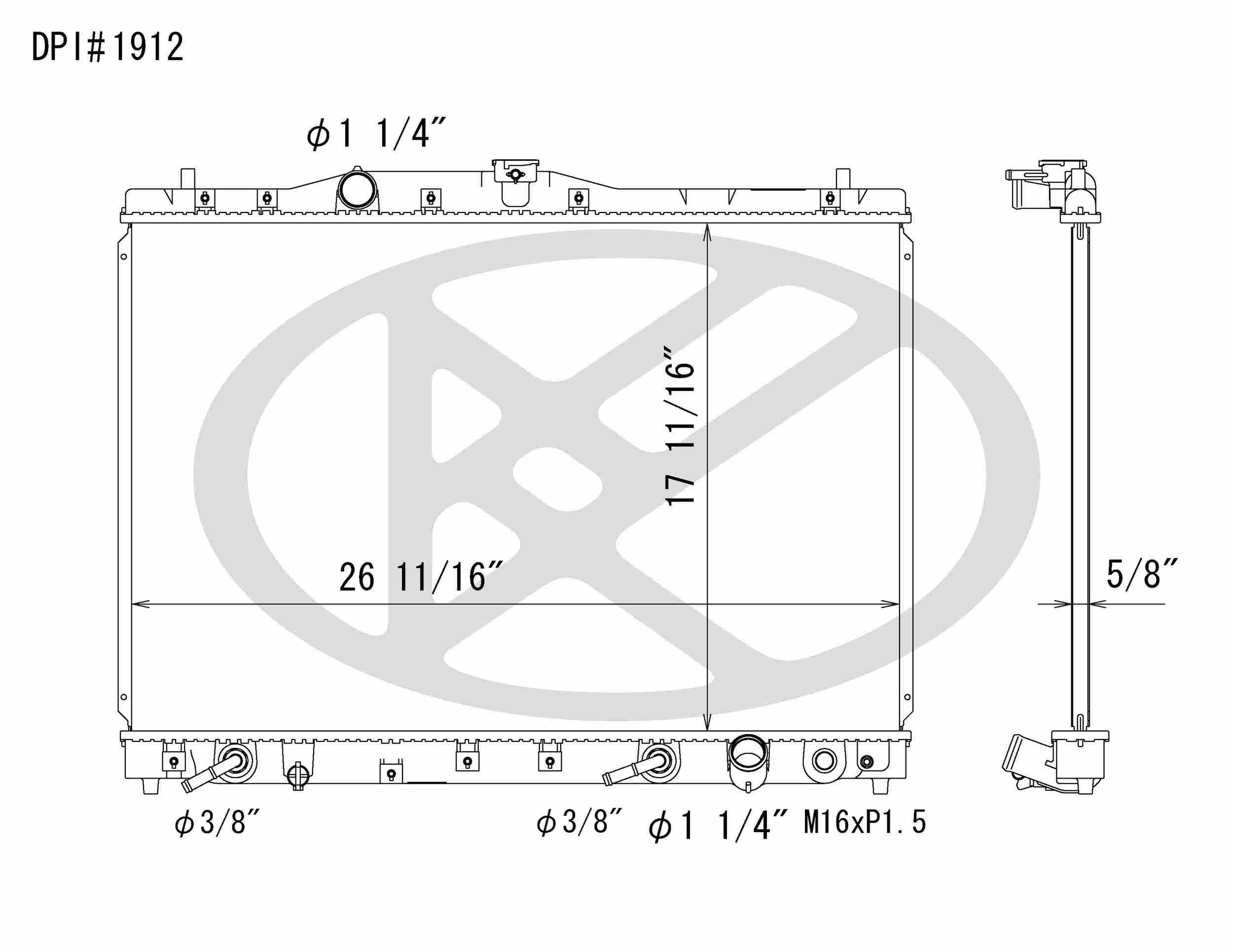 Koyorad OEM Replacement Radiator Acura RL 3.5L V6 AT 96-04