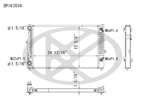 Koyorad Radiator A2034