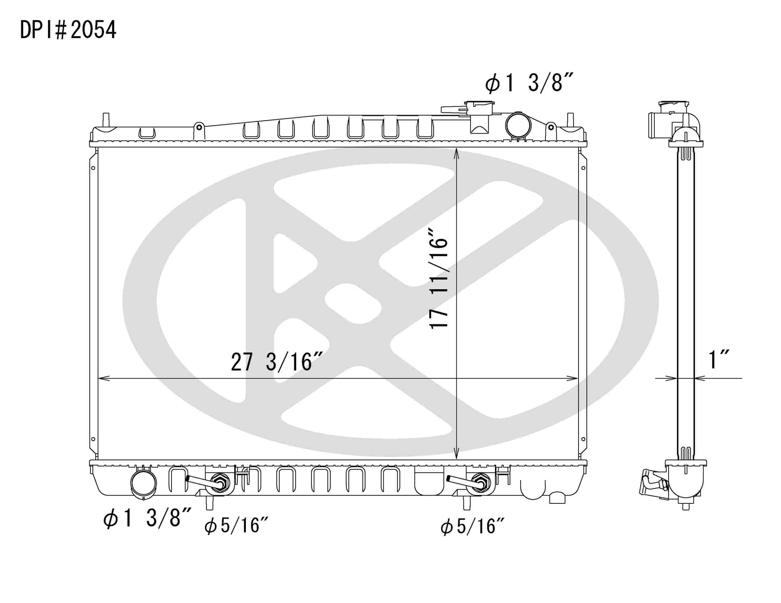 Koyorad OEM Replacement Radiator Infiniti Q45 4.1L V8 AT 97-01