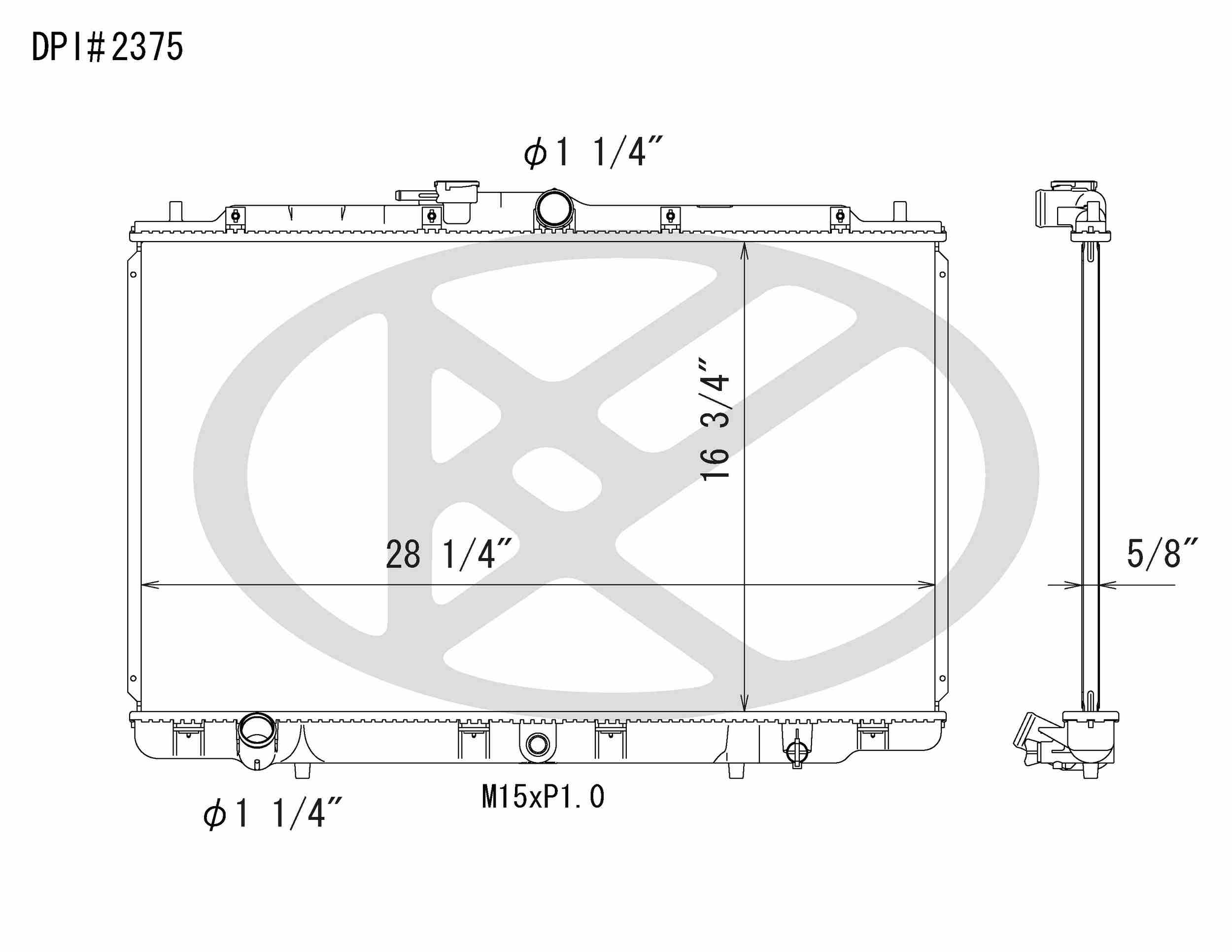 Koyorad OEM Replacement Radiator Acura CL 3.2L V6 AT 01-03