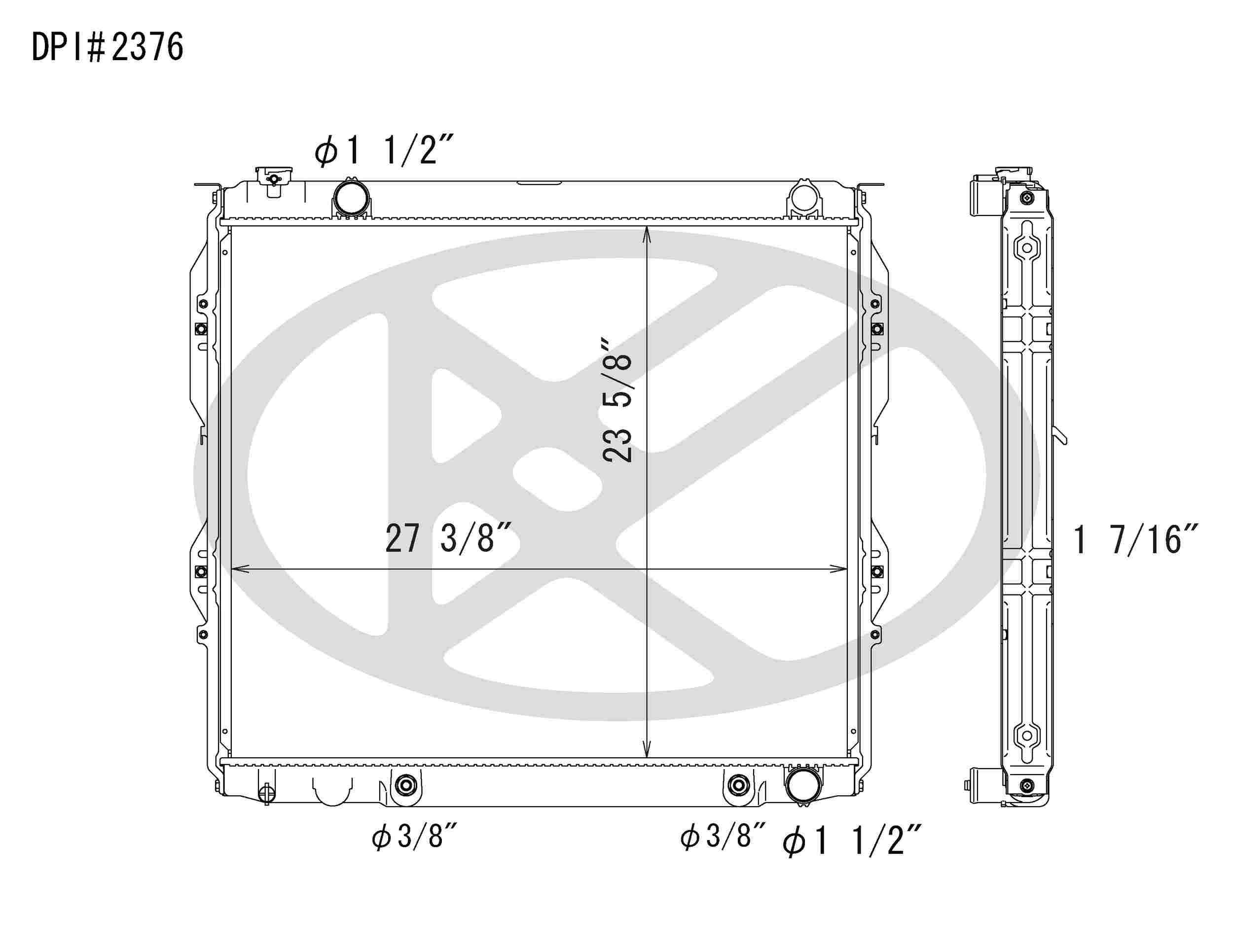 Koyorad OEM Replacement Radiator Toyota Sequoia 4.7L V8 AT 01-07