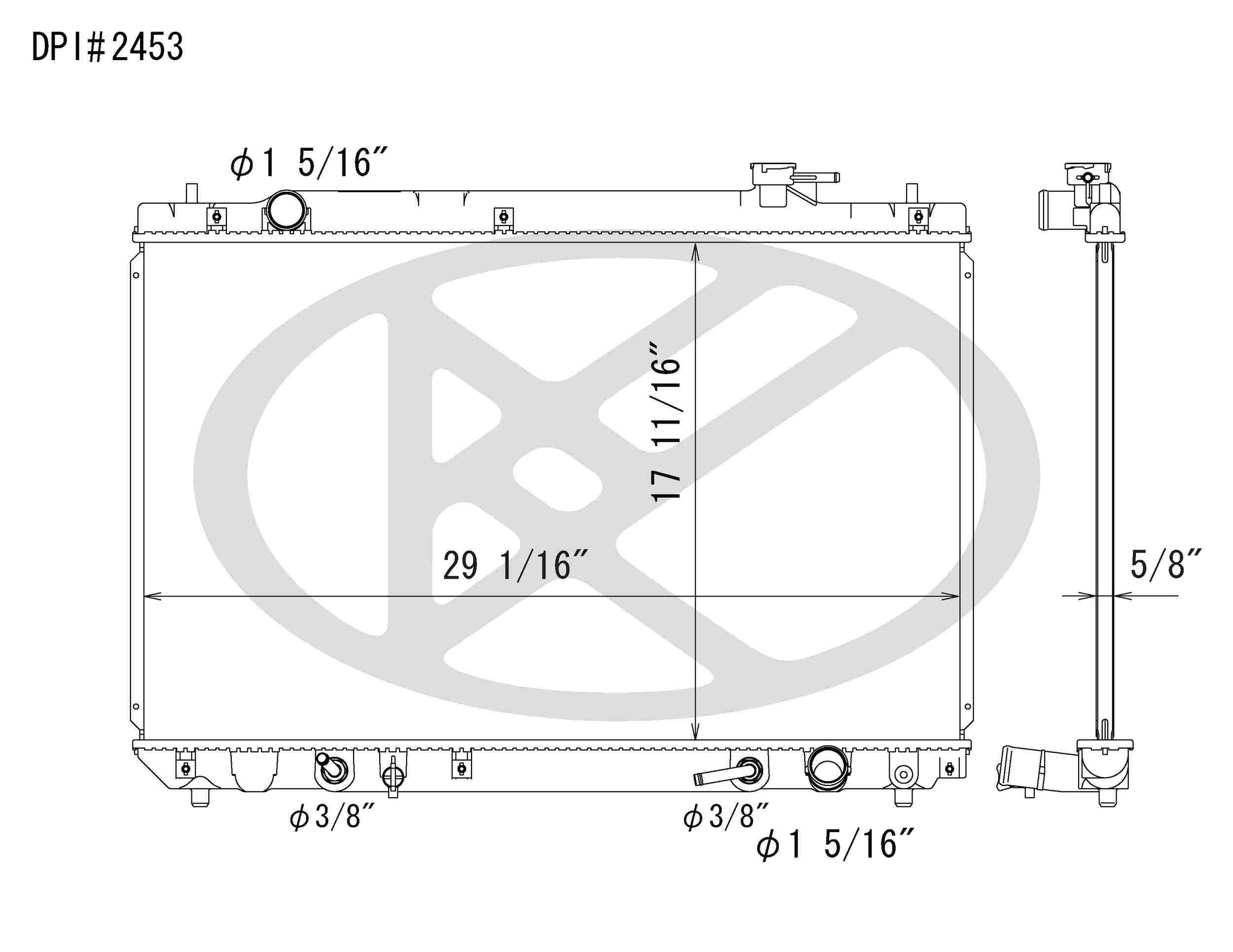 Koyorad OEM Replacement Radiator Toyota Highlander 2.4L I4 AT 01-07