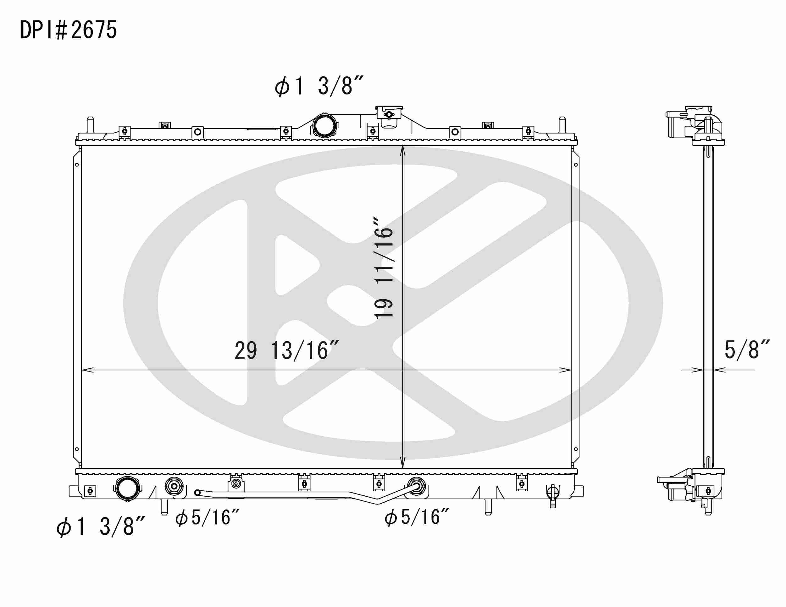 Koyorad OEM Replacement Radiator Mitsubishi Endeavor 3.8L V6 AT 04-10