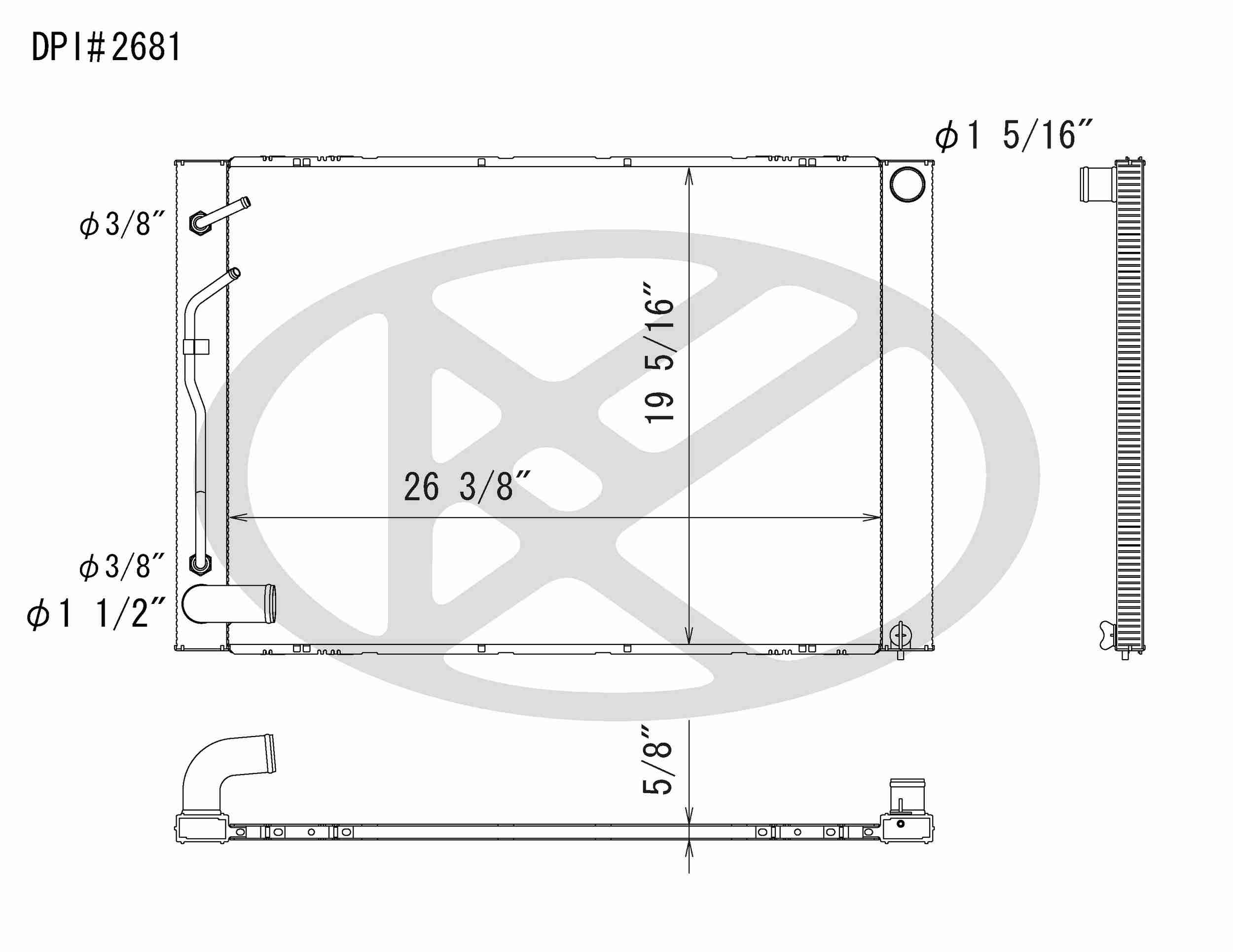 Koyorad OEM Replacement Radiator Toyota Sienna 3.3L V6 AT 04-05