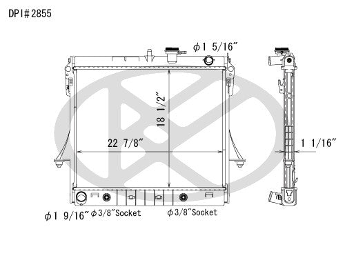 Koyorad Radiator A2855