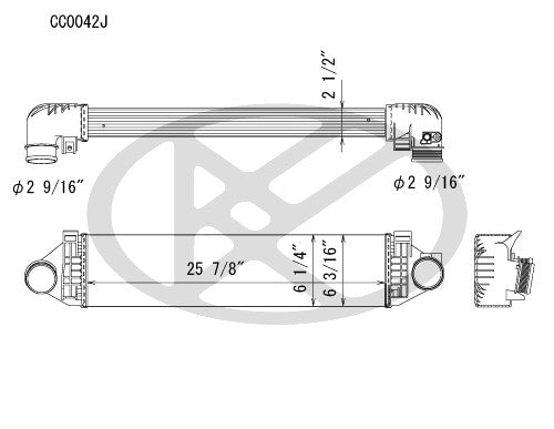 Koyorad Intercooler CC0042