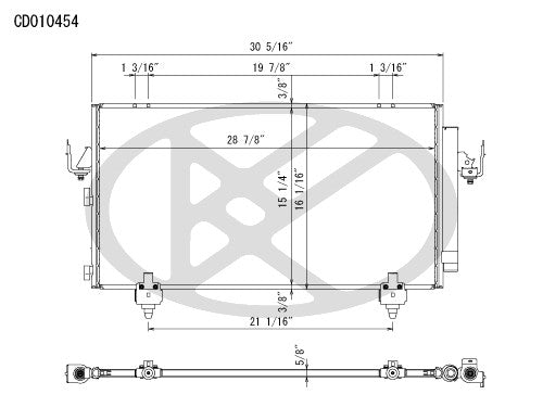 Koyorad A/C Condenser CD010454