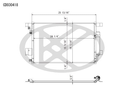 Koyorad A/C Condenser CD030418