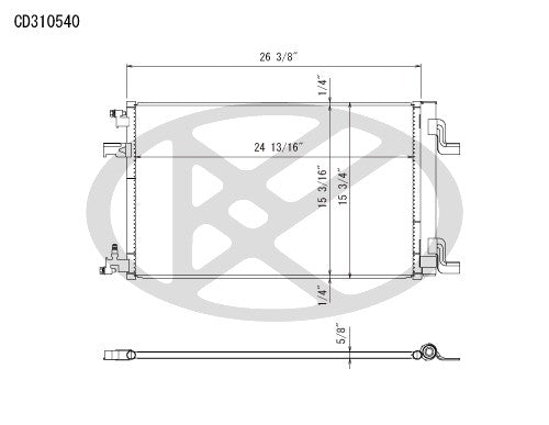Koyorad A/C Condenser CD310540
