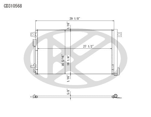 Koyorad A/C Condenser CD310568
