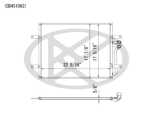 Koyorad A/C Condenser CD451062