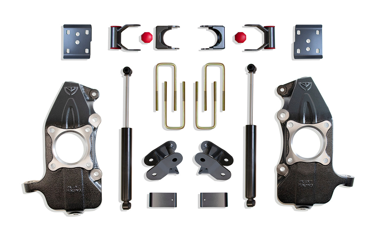 Maxtrac 21-24 Ford F-150 2/4in. Lowering Kit w/ Spindles-(Required 22in. Rims or Larger KS334124-4