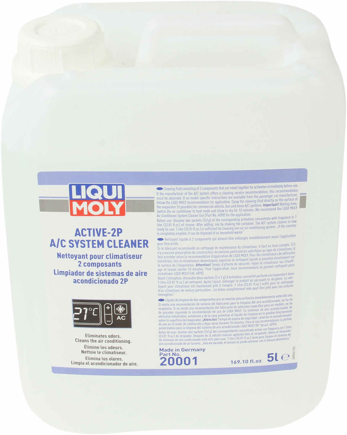 LIQUI MOLY 5L Active-2P AC System Cleaner 20001