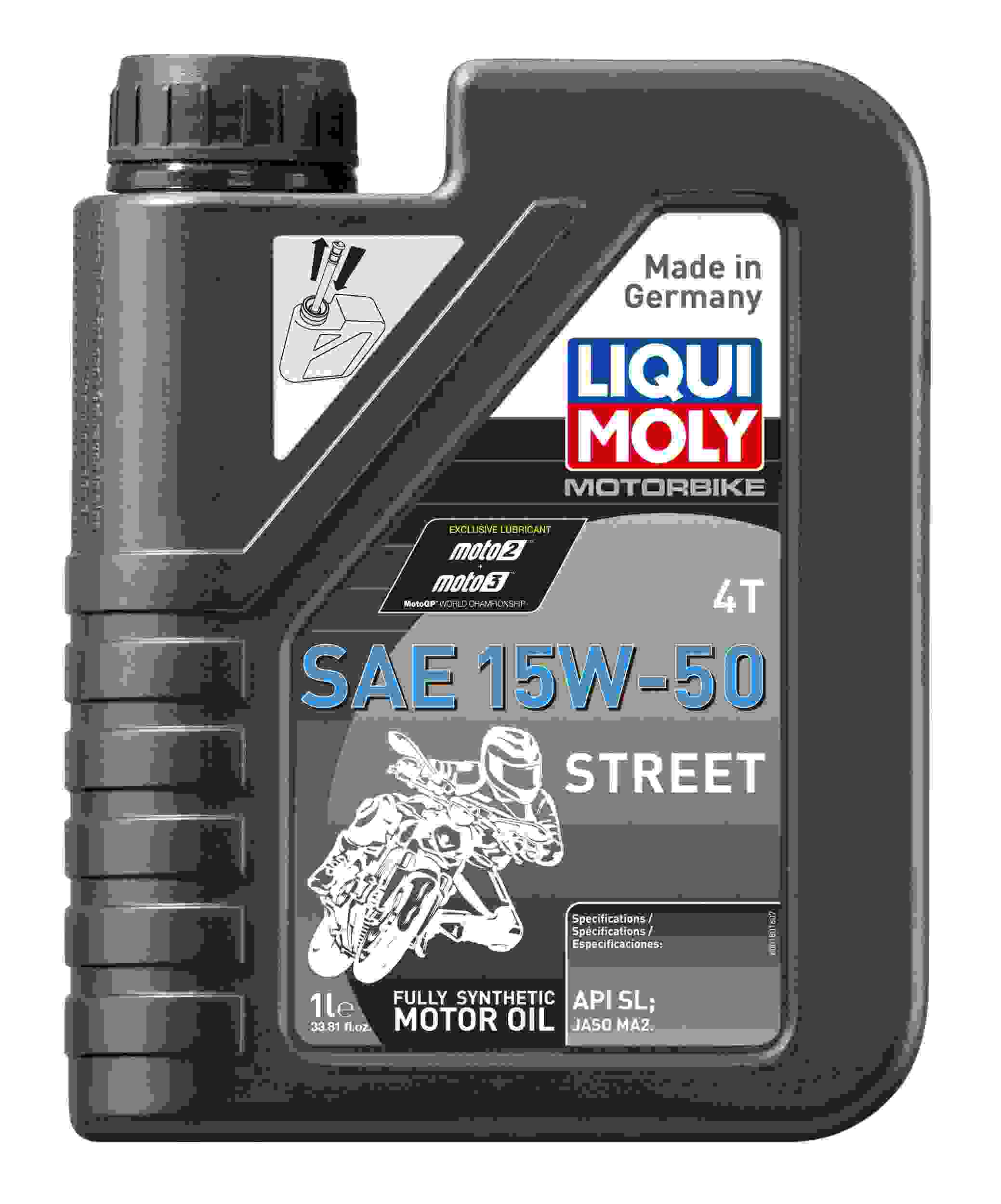 LIQUI MOLY 1L Motorbike 4T SAE 15W50 Street 20058
