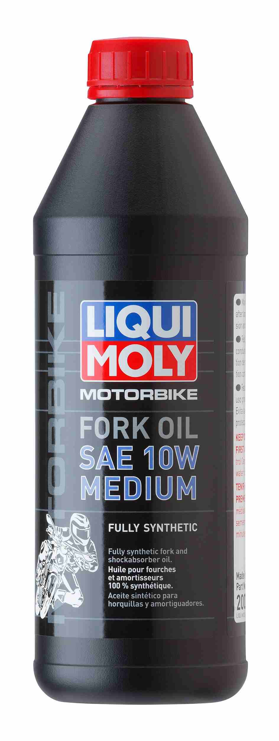 LIQUI MOLY 1L Motorbike Fork Oil SAE 10W Medium 20092