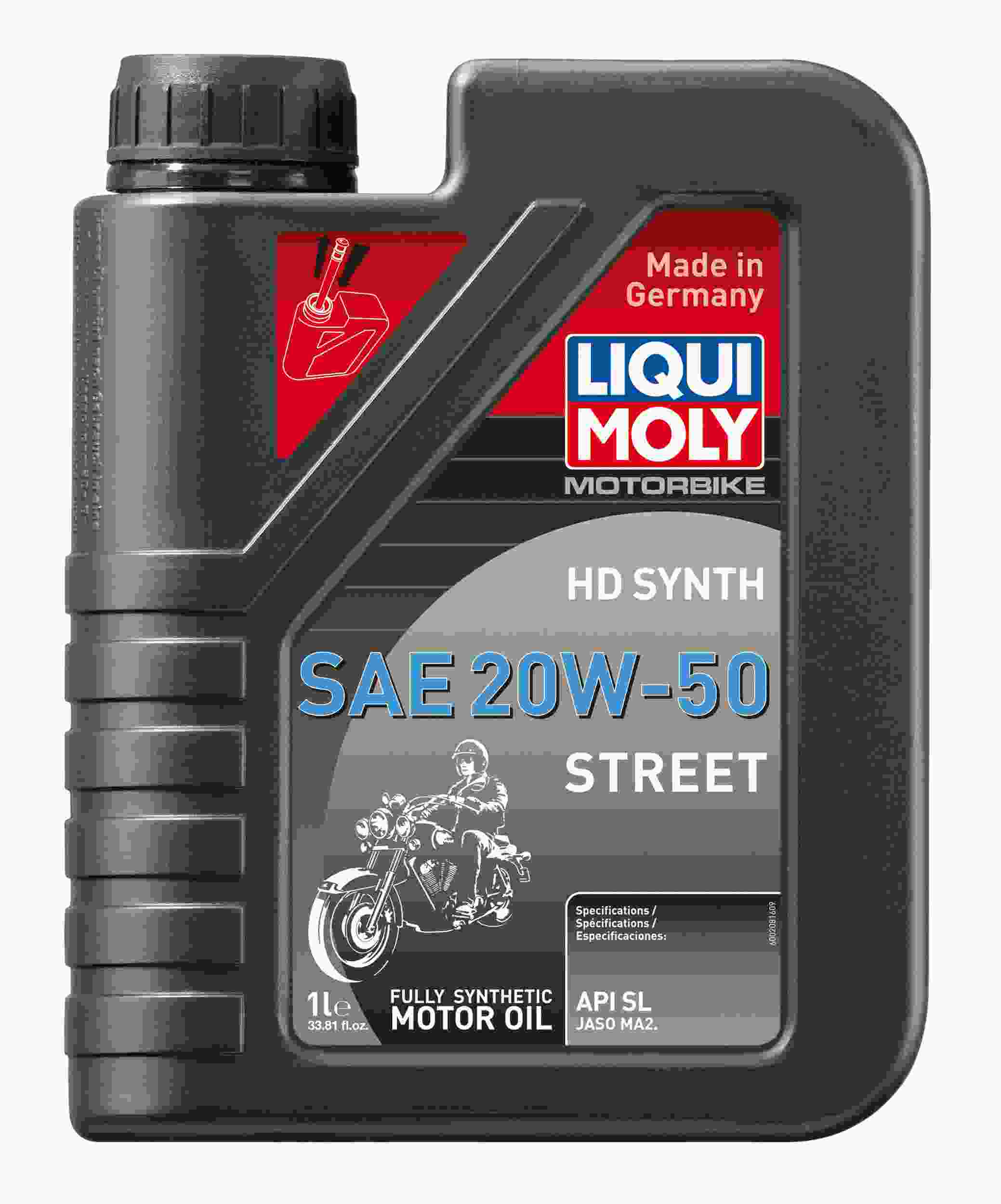 LIQUI MOLY 1L Motorbike HD Synth SAE 20W50 Street 20100