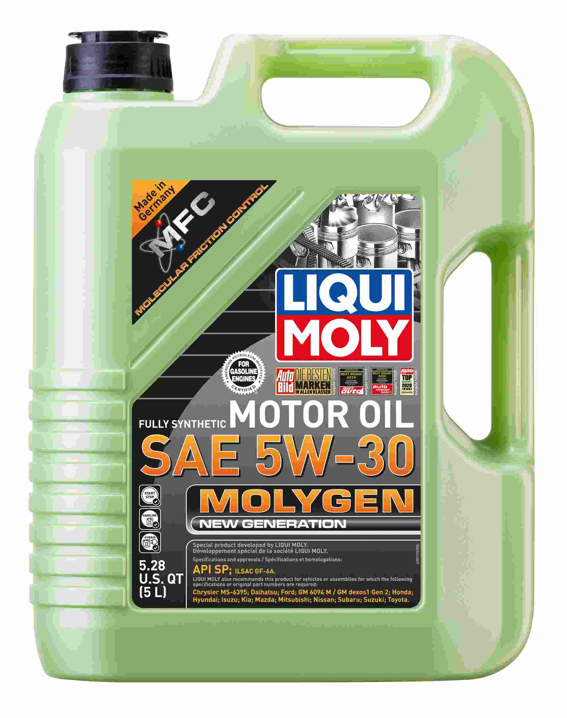 LIQUI MOLY 5L Molygen New Generation Motor Oil 5W30 20228