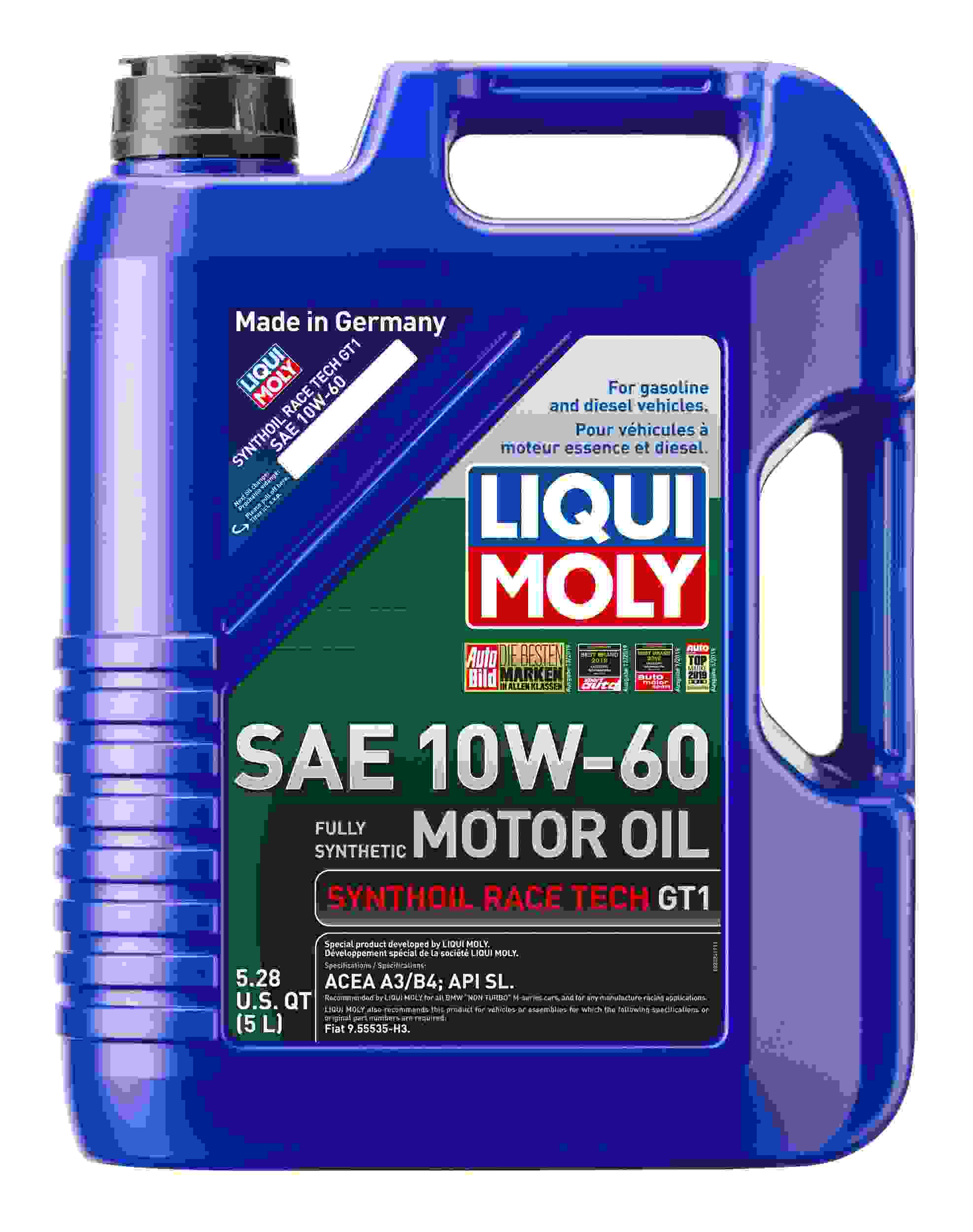 LiquiMoly Liqui Moly 10W-60 Full Synthetic Synthoil Racing Engine Oil (5 Liters)